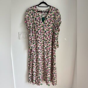 H&M Conscious Floral Maxi Easter Dress Size XXL Insta Blogger Fav Beauty NEW